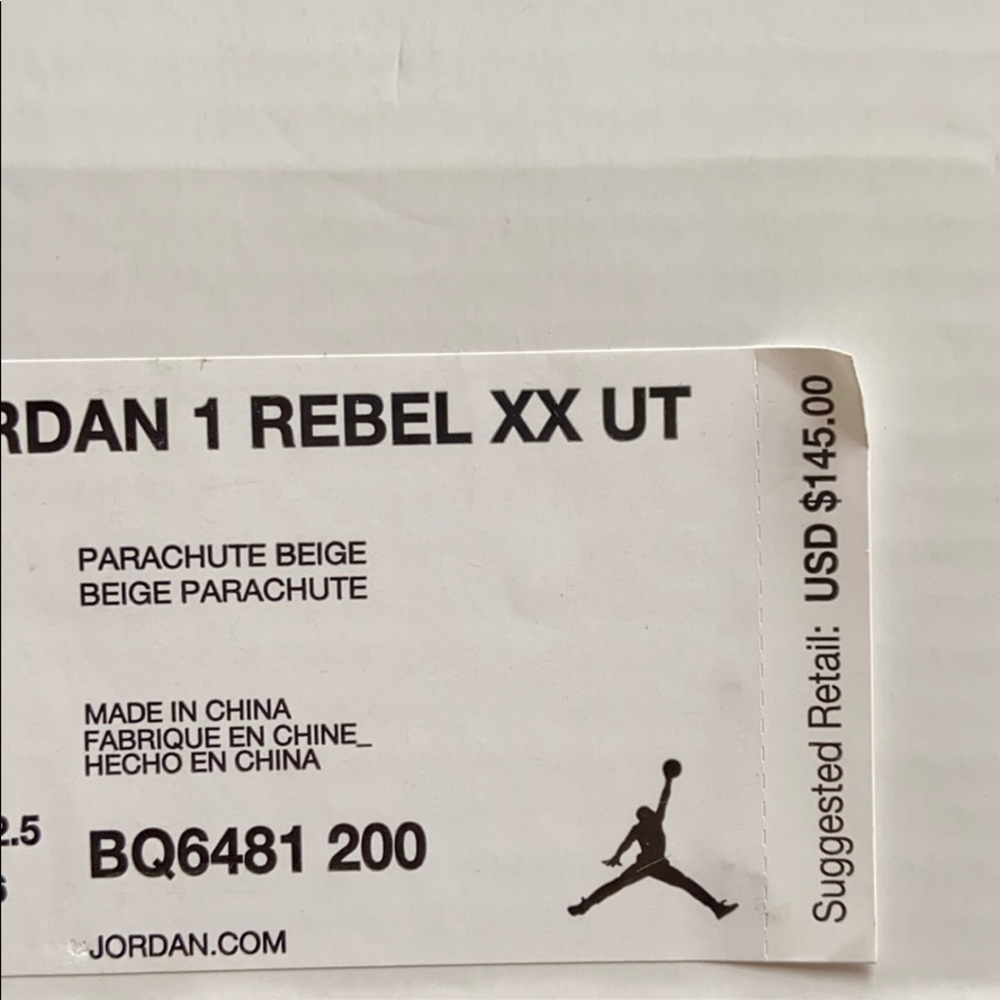 NWT Nike air Jordan 1 rebel XX utility - Picture 8 of 8